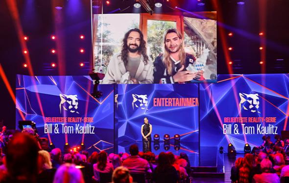 „Kaulitz & Kaulitz“ und „Cassandra“: Netflix-Hits bei den Blauer Panther-Awards